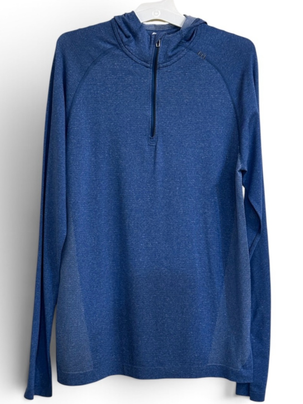Lululemon men’s Metal Vent Tech half-zip hoodie blue small